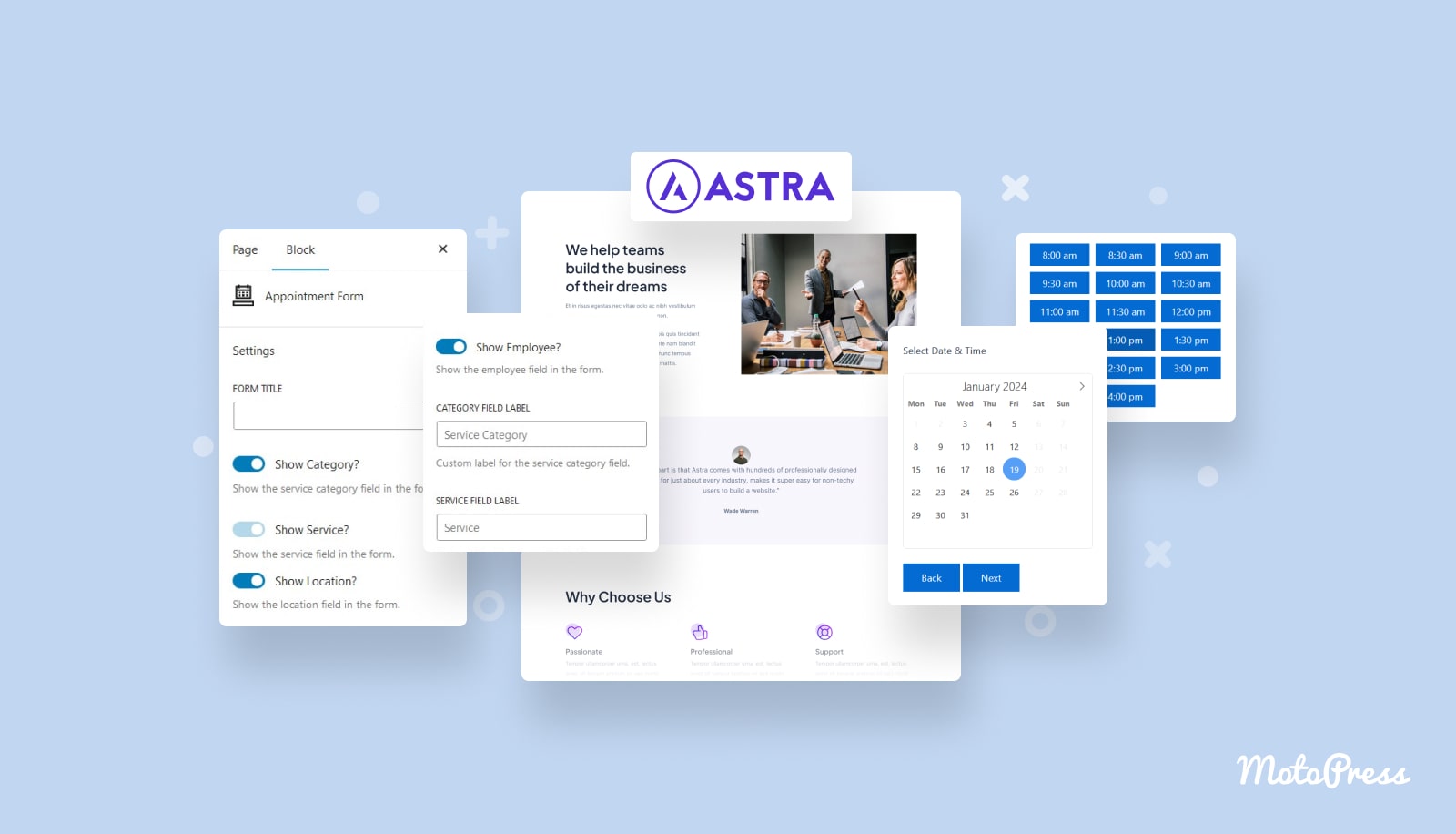 How to Use the Astra Theme for Appointment Scheduling WordPress Site