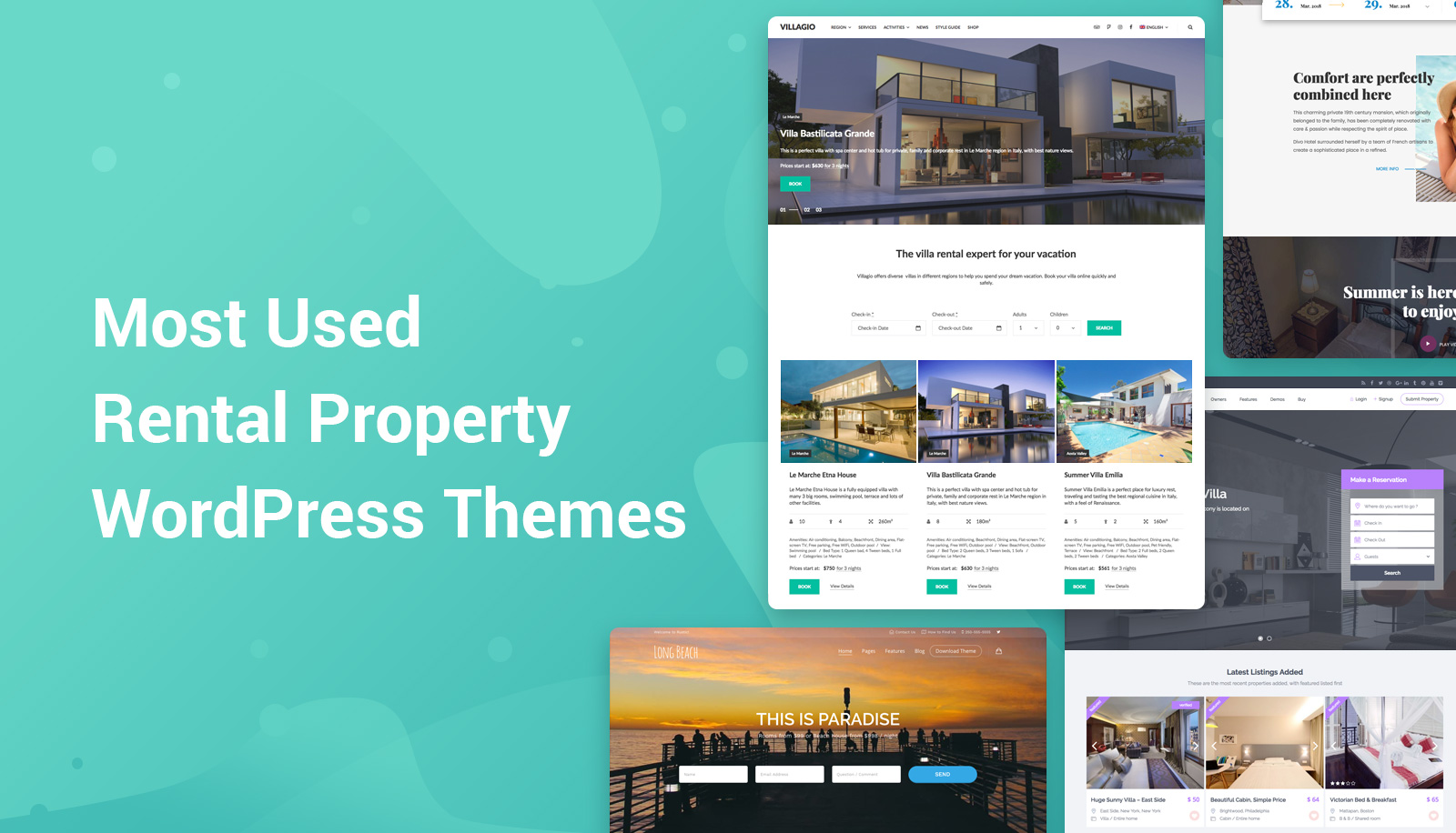 36 Best Vacation Rental WordPress Themes & Website Templates (Free & Paid)