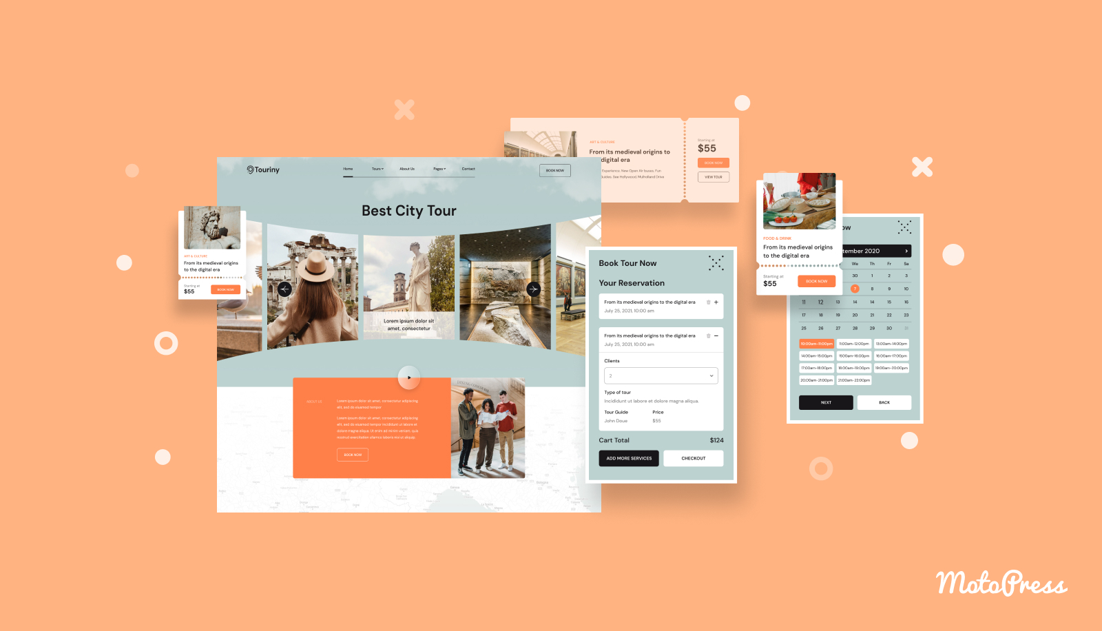 Tour and Travel WordPress Theme for City Tour Bookings: Meet Touriny
