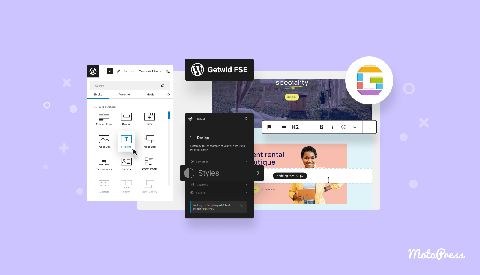 Getwid 2.0: Support for WordPress Full Site Editing