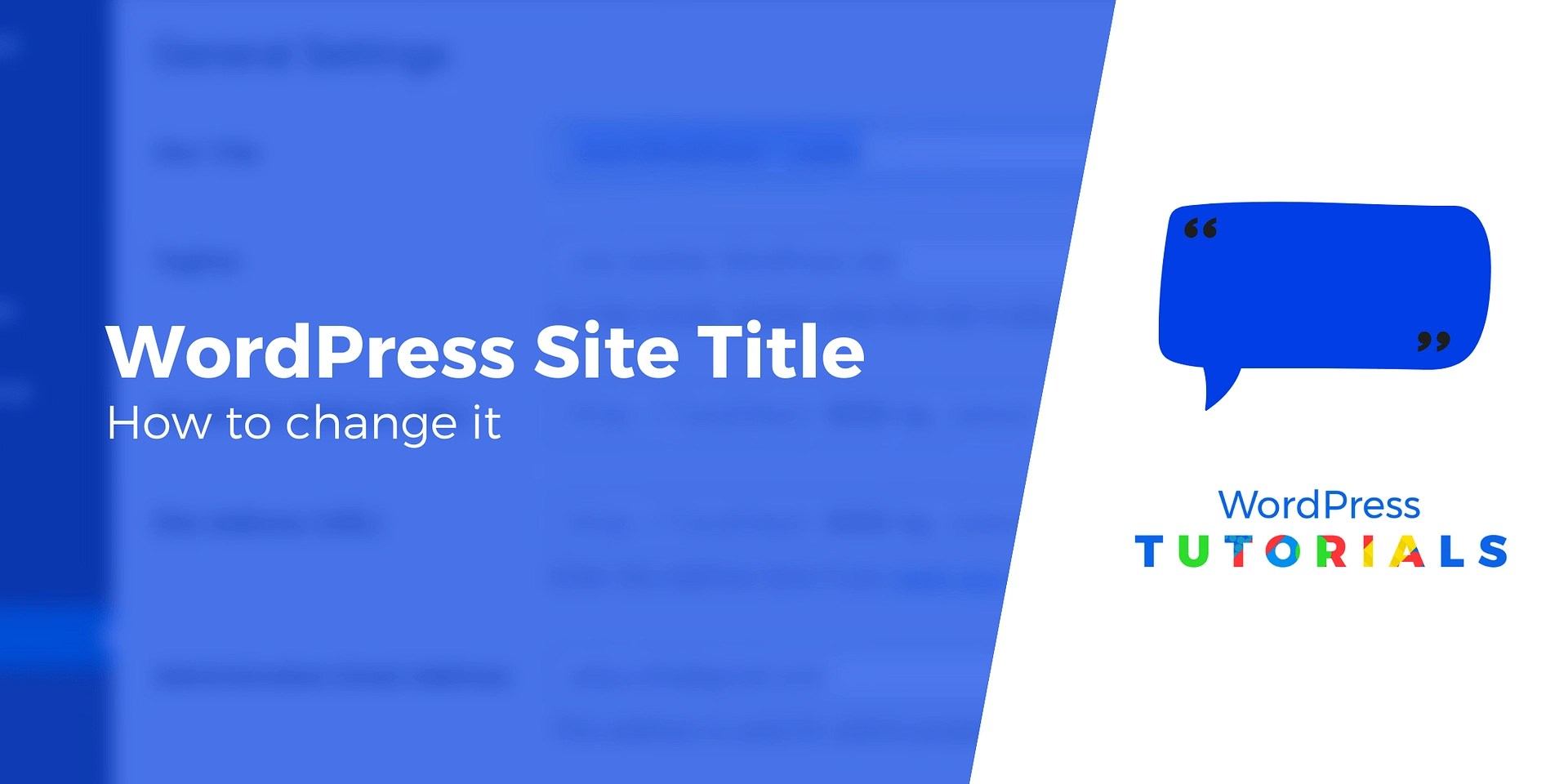 How to Change WordPress Site Title (4 Simple Methods + a Bonus One)