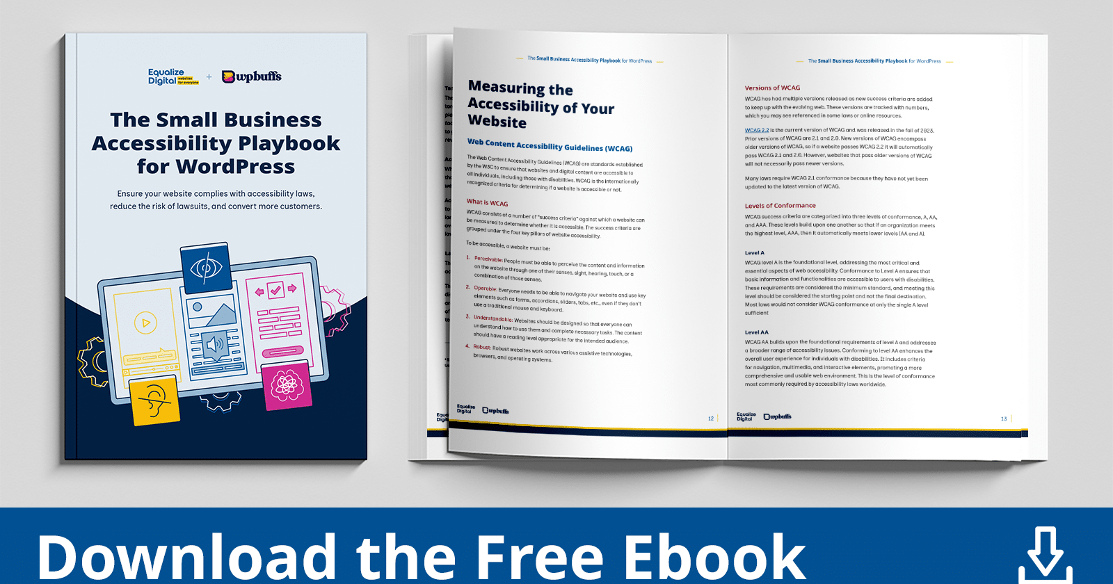 The Small Business Accessibility Playbook for WordPress u2013 A WP Buffs & Equalize Digital Partnership