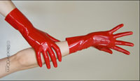 Wrist Length Latex Gloves
